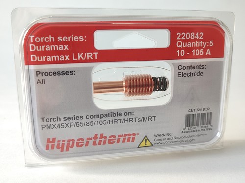Hypertherm electrode 220842 - electrode,